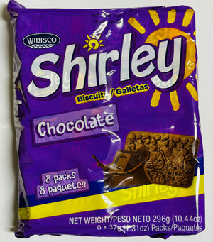 SHIRLEY BISCUITS (CHOCOLATE, 8 UNITS, 37 G / UNIT)