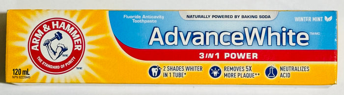 ARM & HAMMER TOOTHPASTE (ADVANCE WHITE, 120 ML)