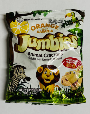 BERMUDEZ ANIMAL CRACKERS (ORANGE, 40 G)