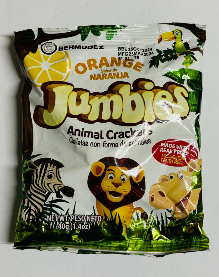 BERMUDEZ ANIMAL CRACKERS (ORANGE, 40 G)