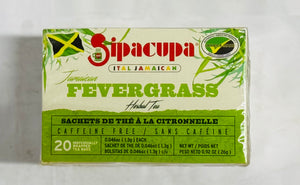 SIPA CUPA ITAL JAMAICAN FEVER GRASS HERBAL TEA (20 UNITS, 26 G)