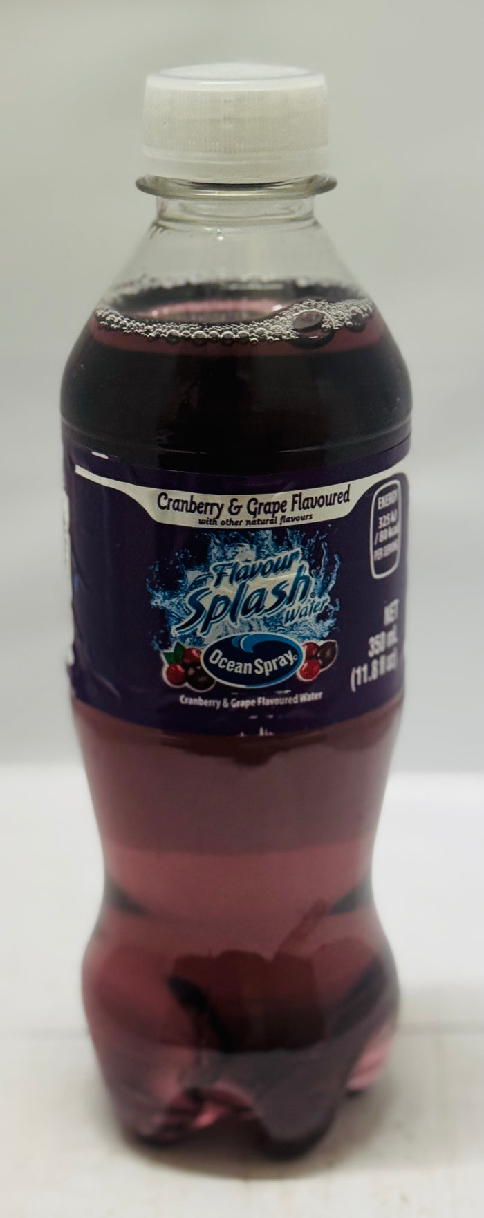 OCEAN SPRAY FLAVOUR SPLASH (CRANBERRY & GRAPE FLAVOURED WATER, 350 ML)
