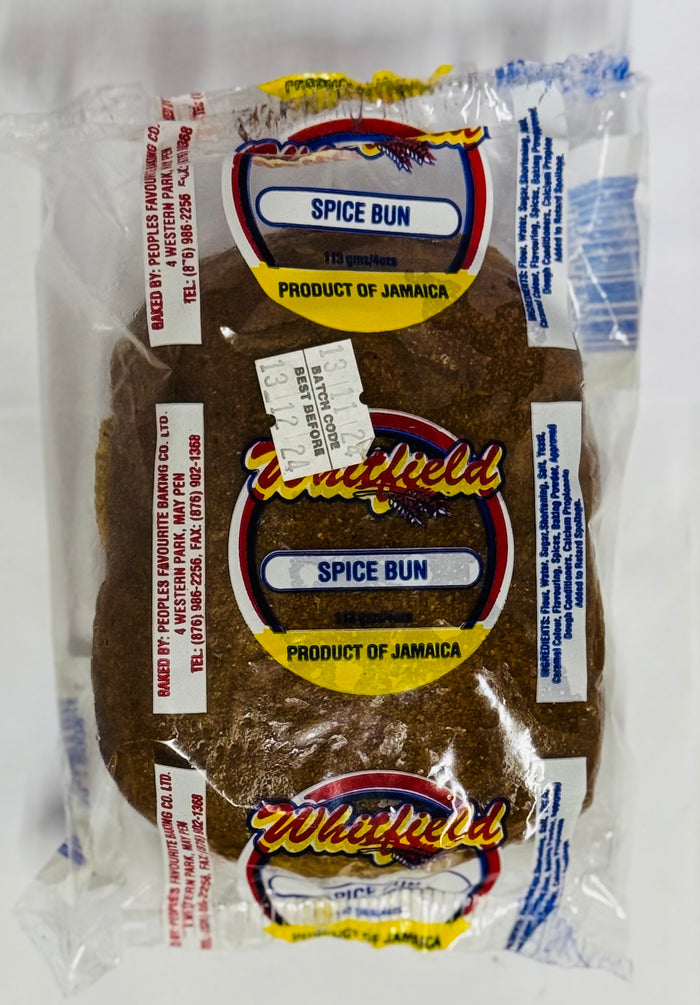 WHITFIELD BAKERY SPICED BUN (113 G, ROUND)