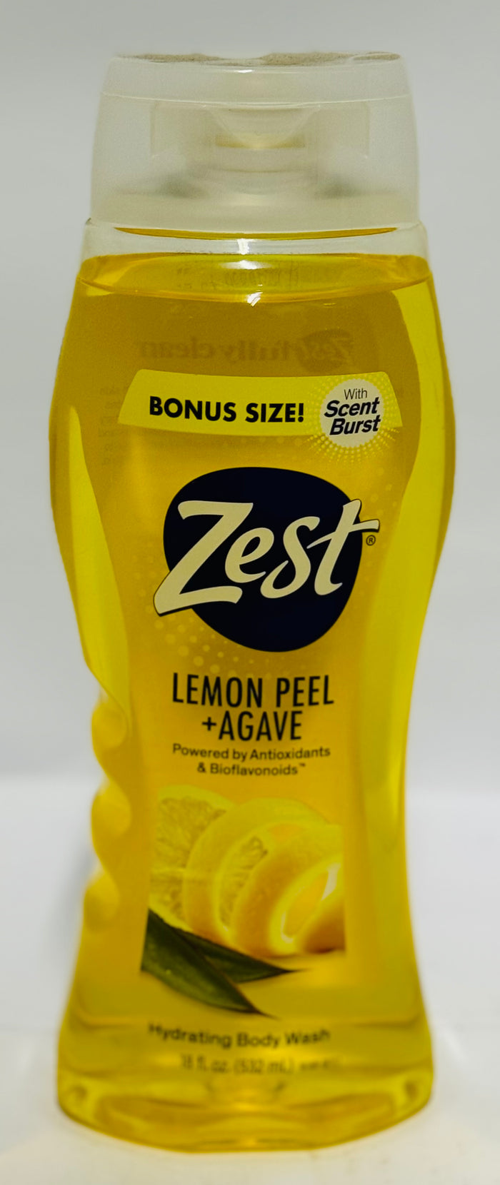 ZEST LEMON PEEL + AGAVE BODY WASH (532 ML)