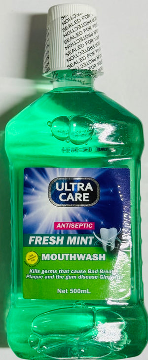 ULTRA CARE MOUTH WASH (FRESH MINT, 500 ML)