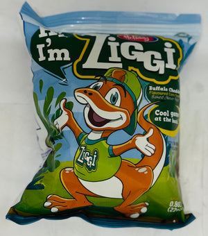 ZIGGI FLAVOURED CORN SNACK (BUFFALO CHEDDAR, 22 G / UNIT, 12 UNITS)