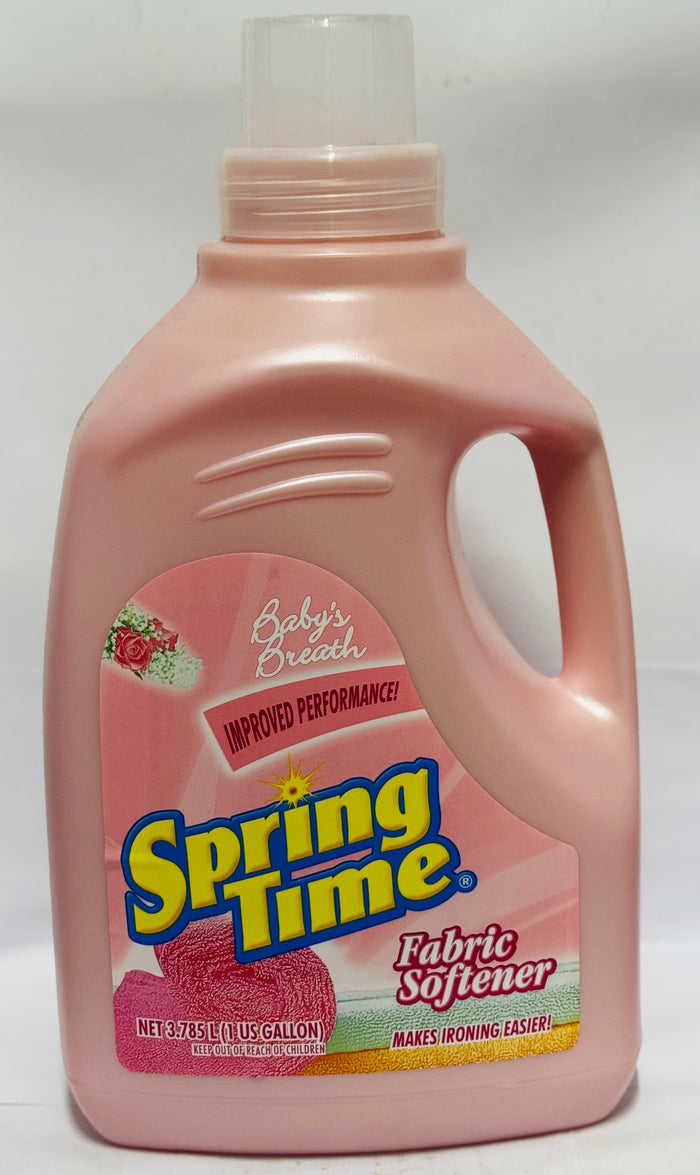 SPRING TIME FABRIC SOFTENER (BABY’S BREATH, 3.785 L)