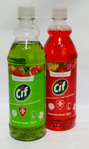 CIF DISINFECTANT CLEANER (ASSORTED SCENTS, 770 ML)