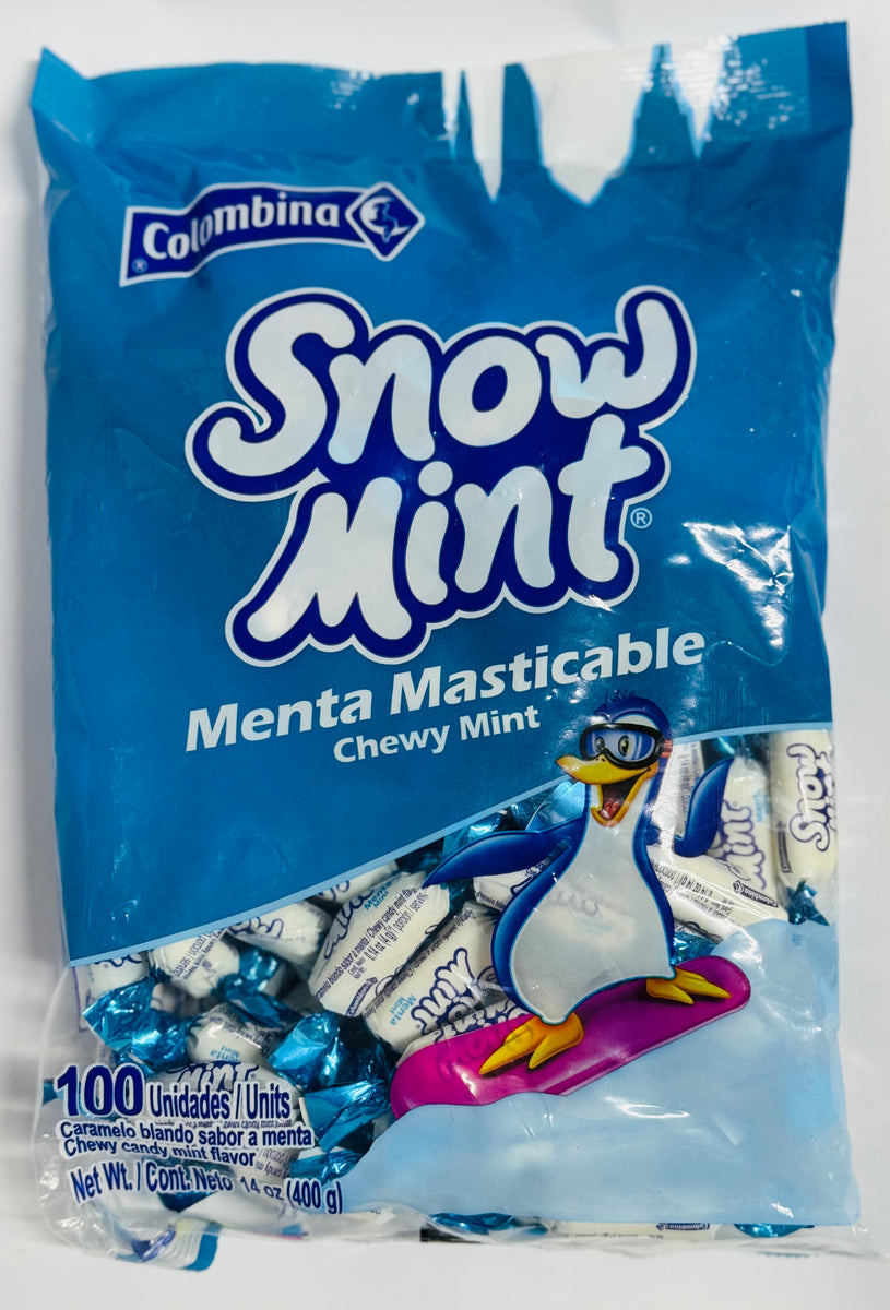 COLOMBINA SNOW MINT CHEWY MINTS (100 UNITS, 400 G) – Fedlin Limited