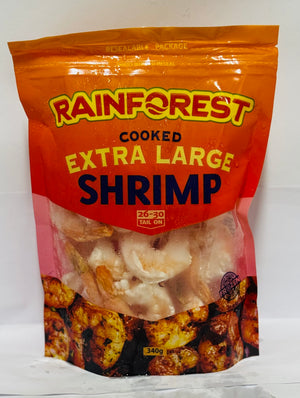 RAINFOREST COOKED EXTRA LARGE SHRIMP (340 G)