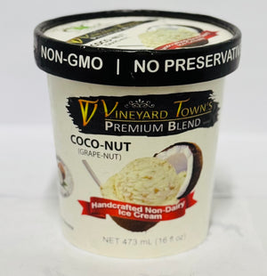 VINEYARD TOWN’S PREMIUM BLEND COCONUT ICE CREAM (473 ML)