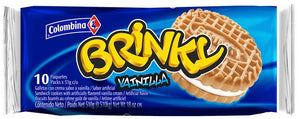 COLOMBINA BRINKY SANDWICH COOKIES (10 UNITS, VANILLA)