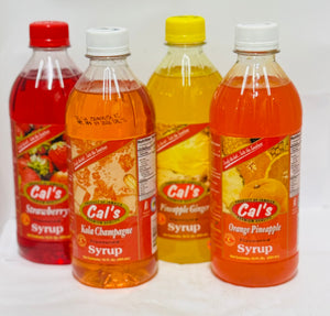 CAL’S SYRUP (454 ML, ASSORTED FLAVOURS)