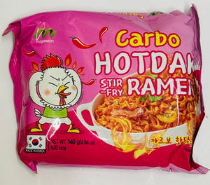 MIGAWON CARBO HOTDAK STIR FRY RAMEN INSTANT NOODLES (140 G)