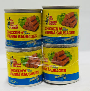 BEST DRESSED CHICKEN VIENNA SAUSAGES (BUY 3 GET 1 FREE, 100 % CHICKEN, 140 G)