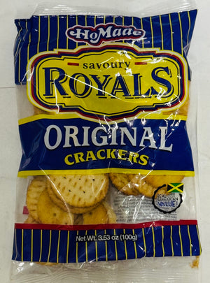 HO-MADE SAVOURY ROYALS CRACKERS (ORIGINAL, 100 G)