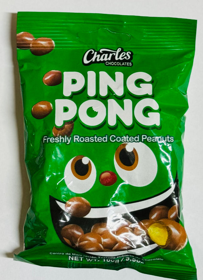 CHARLES PING PONG ROASTED COATED PEANUTS (100 G)