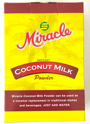 MIRACLE INSTANT COCONUT MILK POWDER (BOX, 10 UNITS, 50 G / UNIT)