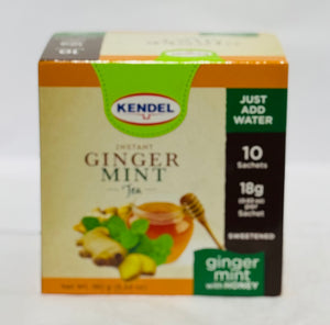 KENDEL INSTANT GINGER MINT TEA WITH HONEY (180 G, 10 UNITS)