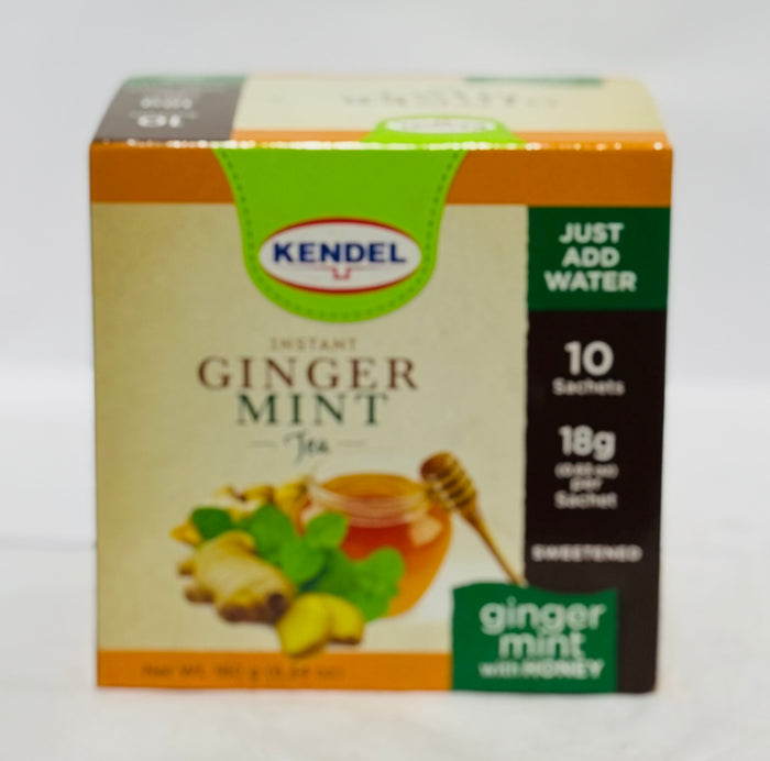 KENDEL INSTANT GINGER MINT TEA WITH HONEY (180 G, 10 UNITS)