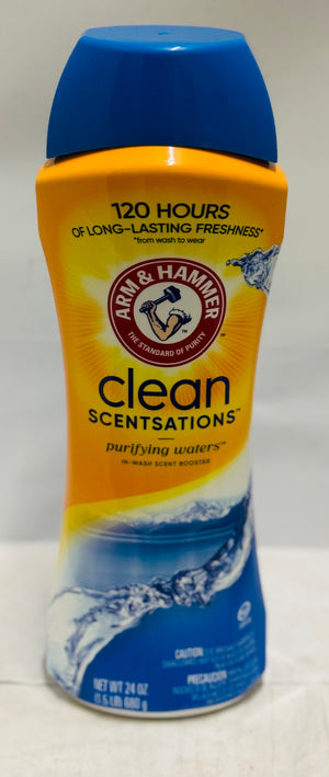 ARM & HAMMER CLEAN SCENTSATIONS PURIFYING WATERS SCENT BOOSTERS (680 G)