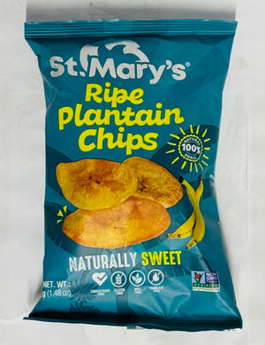 ST. MARY’S RIPE PLANTAIN CHIPS (42 G)