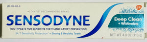 SENSODYNE TOOTHPASTE (DEEP CLEANING, WHITENING, 113 G)