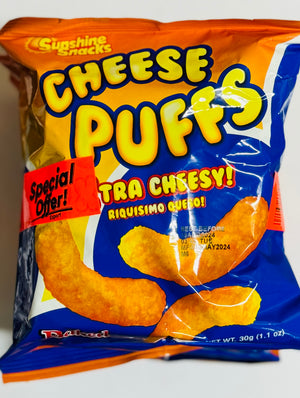 SUNSHINE SNACKS CHEESE PUFFS (BUY 3 GET 1 FREE, BANDED OFFER)