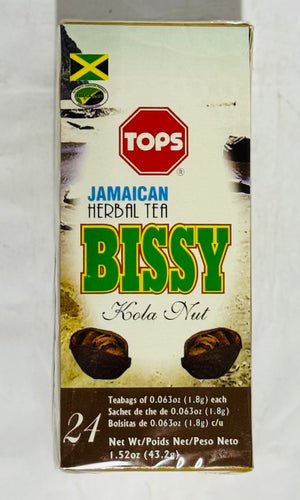 TOPS BISSY KOLA NUT HERBAL TEA (24 UNITS, 43.2 G)