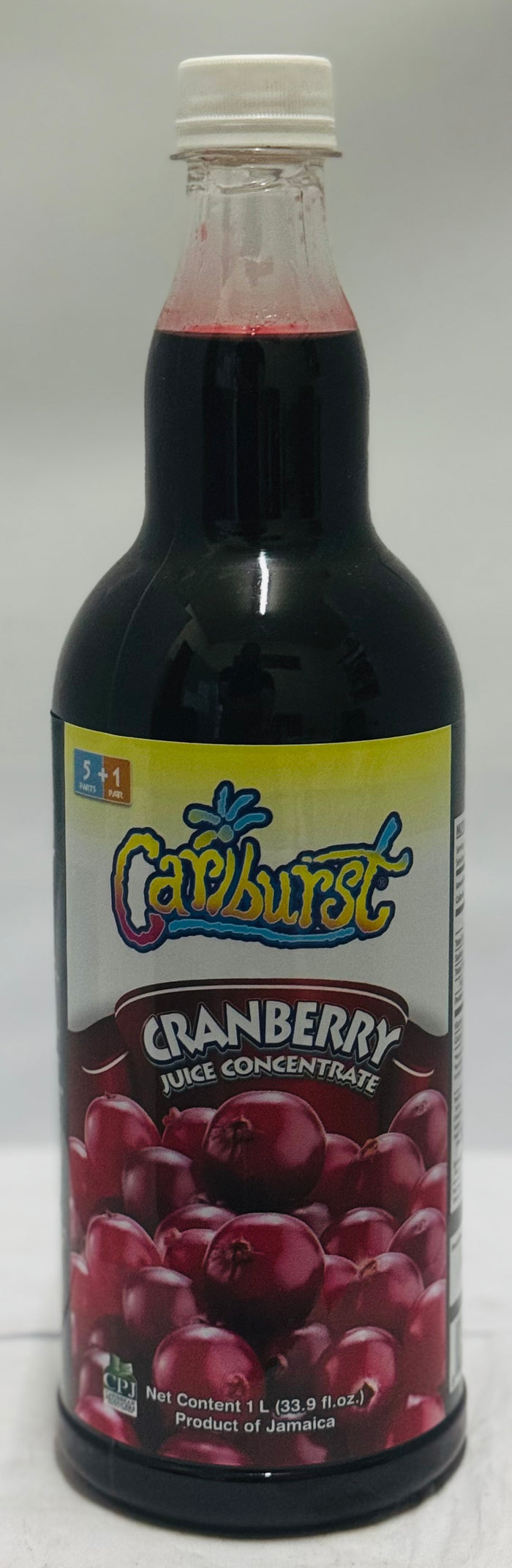 CPJ CARIBURST CRANBERRY JUICE CONCENTRATE (1 L)