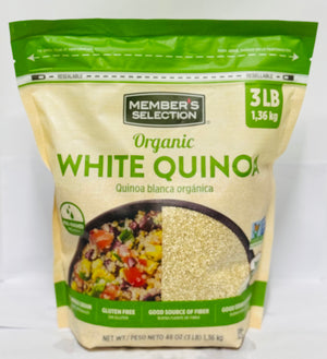 MEMBER’S SELECTION ORGANIC WHITE QUINOA (3 LBS)