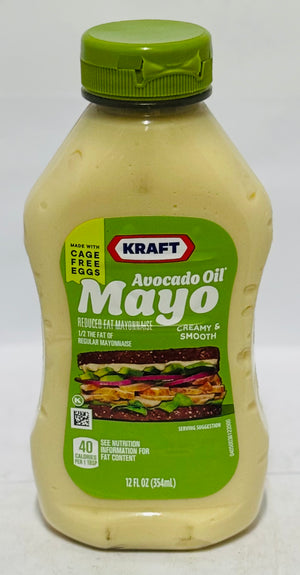 KRAFT AVOCADO OIL MAYONNAISE (354 ML)