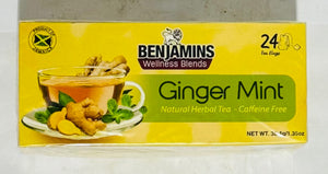 BENJAMINS GINGER MINT TEA (24 UNITS)