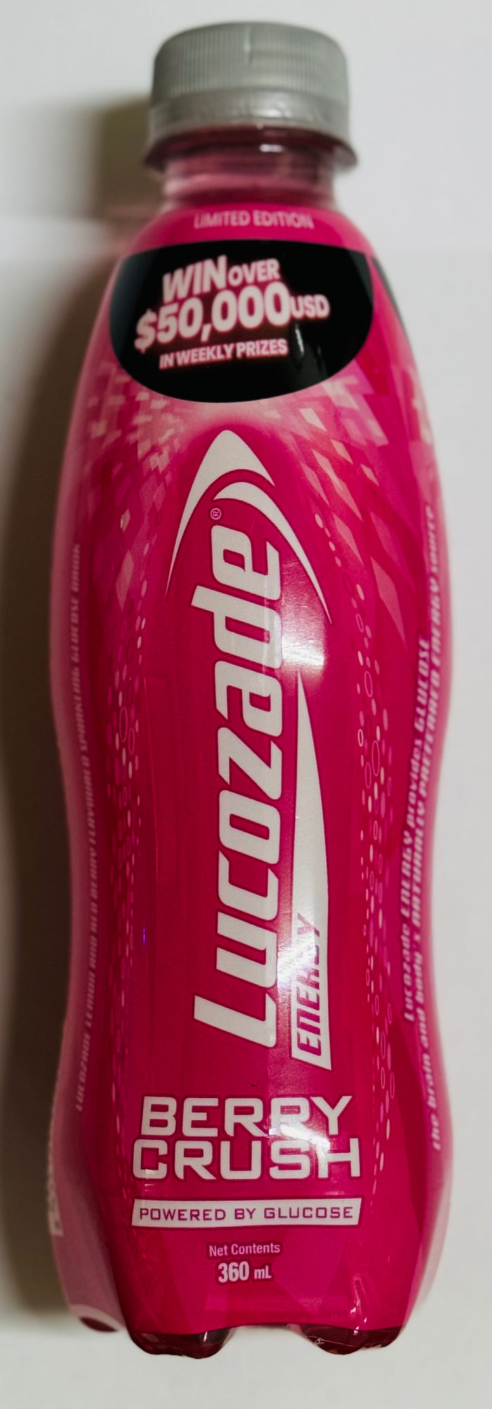 LUCOZADE SPORTS DRINK (BERRY CRUSH, 360 ML)