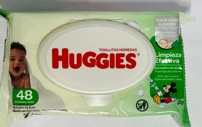 HUGGIES WIPES (48 UNITS)