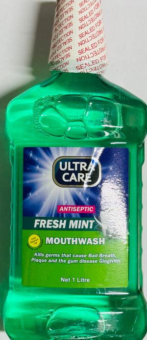 ULTRA CARE MOUTH WASH (FRESH MINT, 1 L)