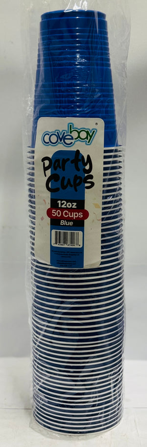 COVE BAY PARTY CUPS (50 UNITS, 12 OZ)