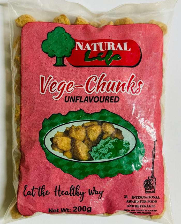 NATURAL LIFE VEGGIE CHUNKS UNFLAVOURED (200 G)