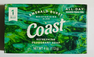 COAST BATHING SOAP BAR (EMERALD BURST, 113 G)