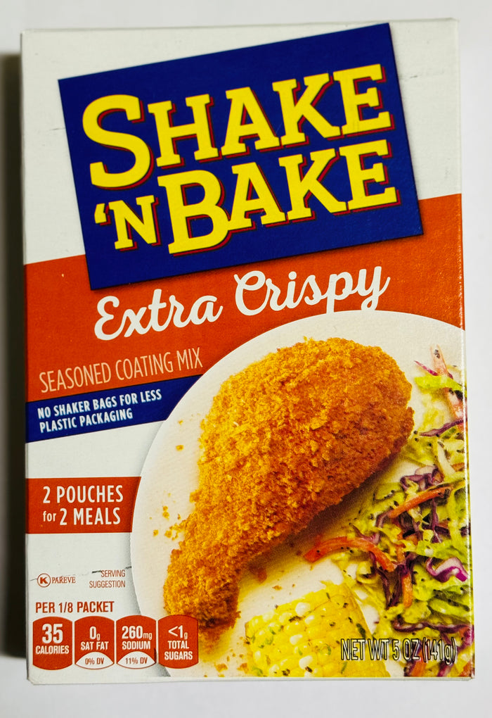 KRAFT SHAKE ‘N BAKE SEASONED COATING MIX (EXTRA CRISPY, 141 G)