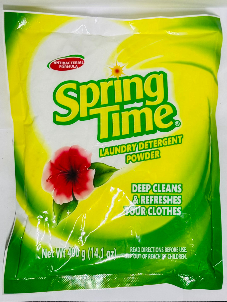 Spring Detergent Pink SPRING TIME LAUNDRY DETERGENT (400 G) – Fedlin Limited