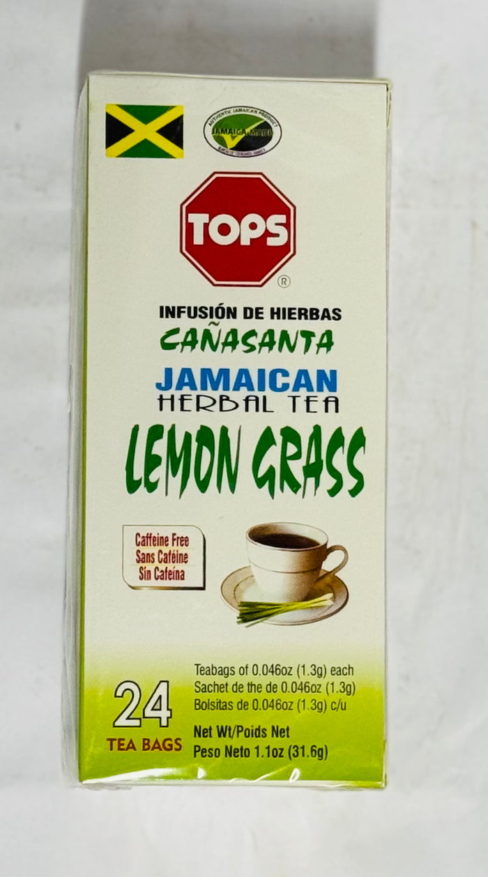 TOPS LEMON GRASS HERBAL TEA (24 UNITS, 31.6 G)