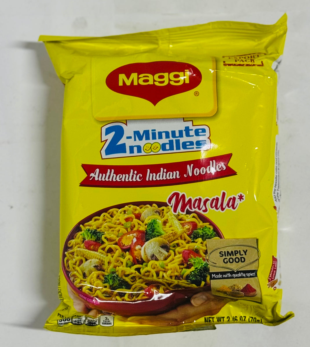 MAGGI AUTHENTIC INDIAN NOODLES (70 G, MASALA) – Fedlin Limited