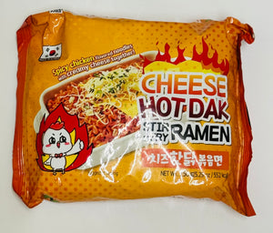 MIGAWON SPICY CHICKEN W/ CHEESE HOTDAK STIR FRY RAMEN INSTANT NOODLES (150 G)