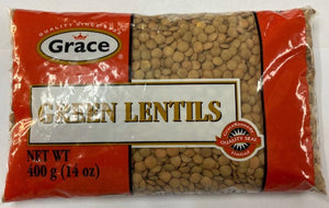 GRACE DRIED GREEN LENTILS (400 G)