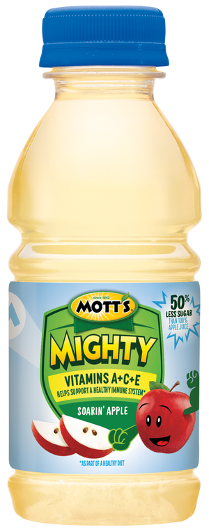 MOTT’S MIGHTY APPLE JUICE DRINK (SOARIN’ APPLE, 240 ML)