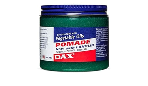 DAX POMADE (213 G, CASTOR OIL, OLIVE OIL, BERGAMOT)