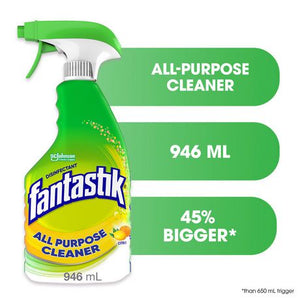 FANTASTIK DISINFECTANT MULTI PURPOSE CLEANER (LEMON SCENT, 946 ML)