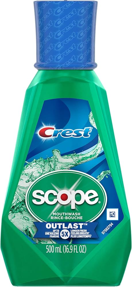 CREST SCOPE MOUTHWASH (FRESH MINT, 500 ML)