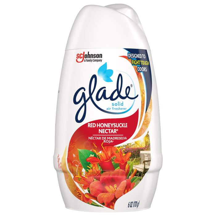 GLADE SOLID AIR FRESHENER (RED HONEYSUCKLE NECTAR, 170 G)